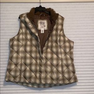 Women’s Eddie Bauer goose down vest, size 2x.
